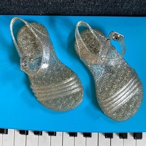 Sparkly Toddler jellies sandals Old Navy
